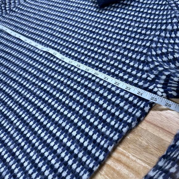 Ted Baker NWT Navy Blue Riber Roll Neck Wool Jumper Turtleneck Sweater Sz 6 XXL - Picture 9 of 10